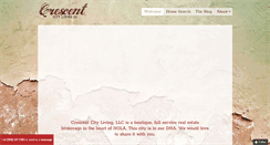 Desktop Screenshot of crescentcityliving.com